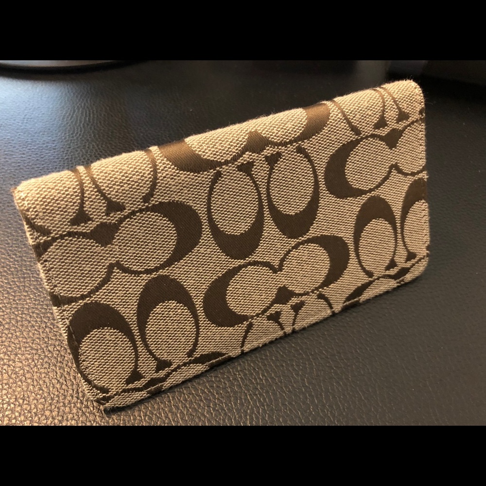 Coach Checkbook Case